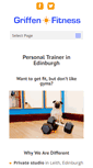 Mobile Screenshot of griffenfitness.com