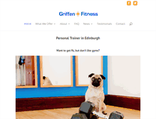 Tablet Screenshot of griffenfitness.com